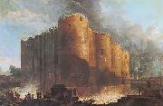 Hubert Robert La Bastille dans les premiers jours de sa demolition Spain oil painting artist
